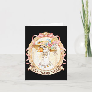 Mama goose vintage for kids girl women mum mother card
