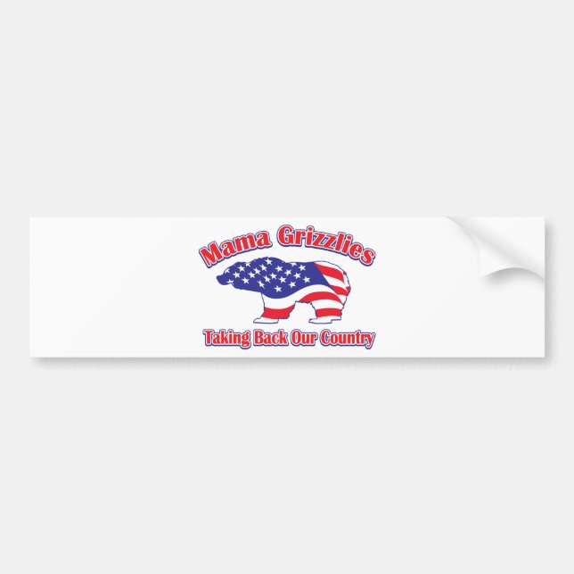 Mama Grizzlies Bumper Sticker (Front)