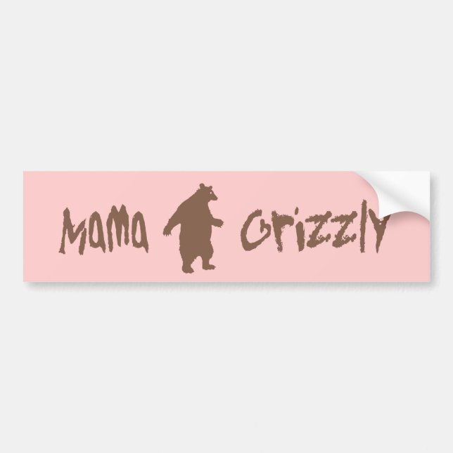 Mama Grizzly Bumper Sticker (Front)