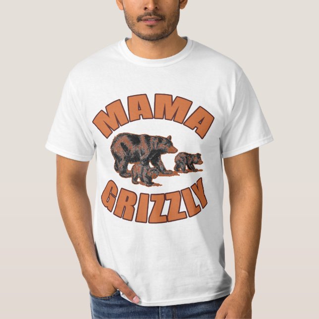 Mama Grizzly T-shirts, Hoodies, Buttons T-Shirt (Front)