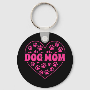 Mama Heart Mothers Day Golden Retriever Dog Mum Pa Key Ring