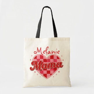 Mama Heart personalise, Mother’s Day Gift for Mom Tote Bag