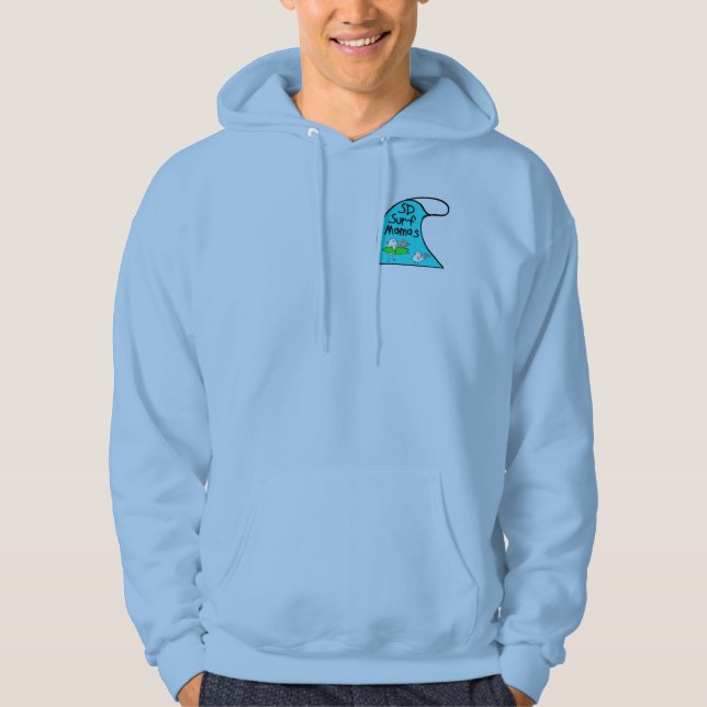 Mama hoodie with images on front and back (Front)