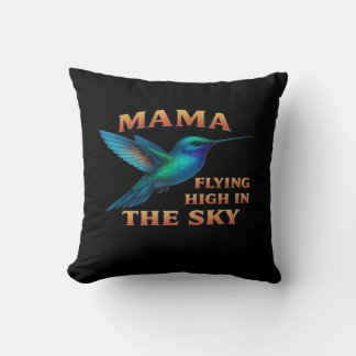 Mama Hummingbird – Flying High in the Sky Edition Cushion