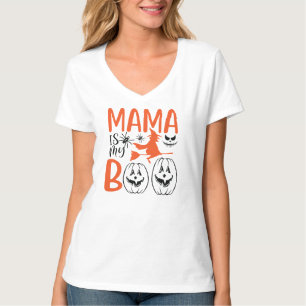 Mama Is My Boo Spooky Mum T-Shirt