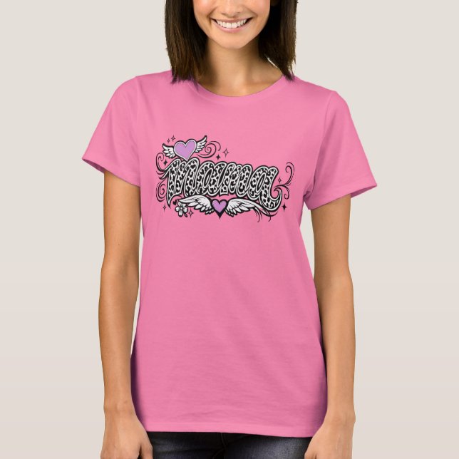 Mama Leopard Heart Tee (Front)