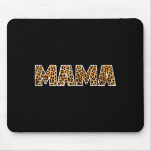Mama leopard word funny mother's day mouse pad