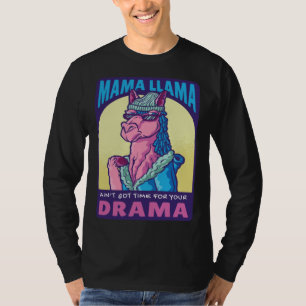 Mama Llama Alpaca for Mom Wife Women T-Shirt