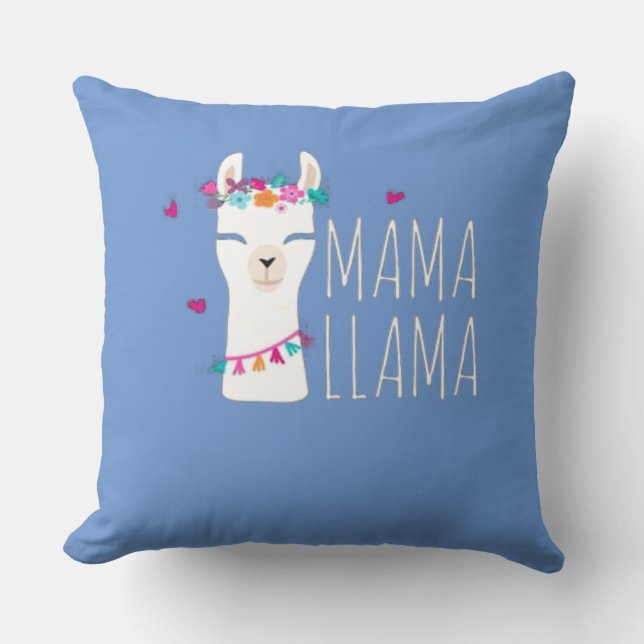 Mama Llama Cushion (Front)