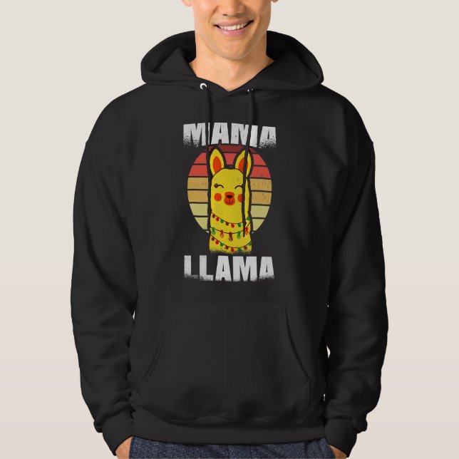 Mama Llama Love Hoodie (Front)