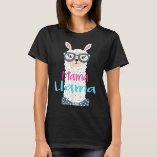 Mama Llama Mothers Day For Women Mum Love Llama T-Shirt
