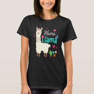 Mama Llama Mother's Day Women Mum Birthday T-Shirt