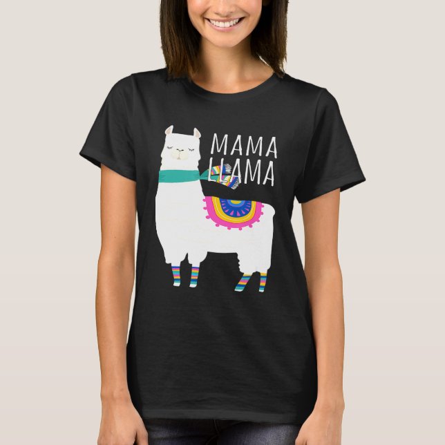 Mama Llama Shirts for Women (Front)