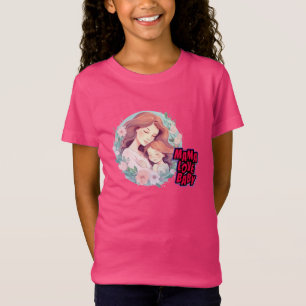 MAMA LOVE BABY" Graphic T-shirt – A Heartfelt Bond