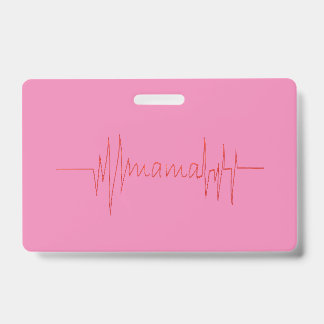 Mama love Mother's day gift for best MOM day Gift ID Badge