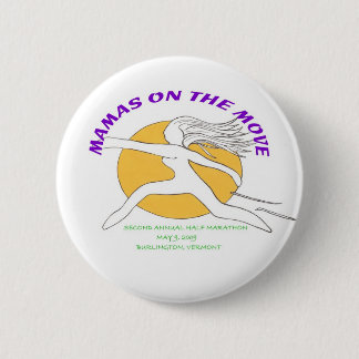 MAMA MARATHON LOGO 6 CM ROUND BADGE