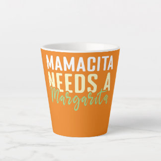 Mama Margarita Lover Mexican Mexico Happy Cinco Latte Mug
