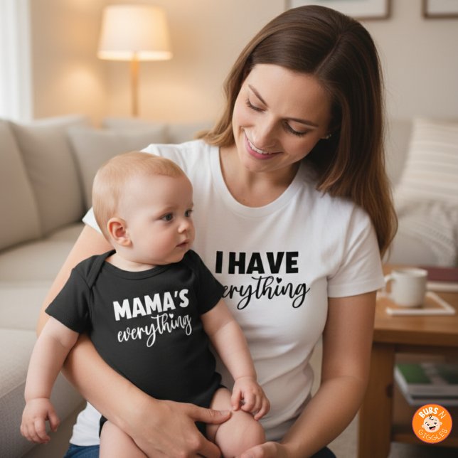 Mama & Me Matching "Mama's Everything" Newborn Baby Bodysuit (Creator Uploaded)