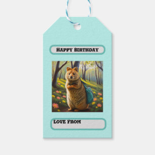 Mama Meerkat Birthday Shopping, Birthday Gift Tags