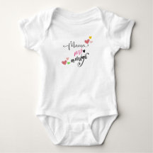 Mama mi amigo baby bodysuit, New baby gift