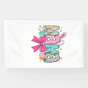 Mama Mini Easter Matching Mama Bunny Easter Day T- Banner