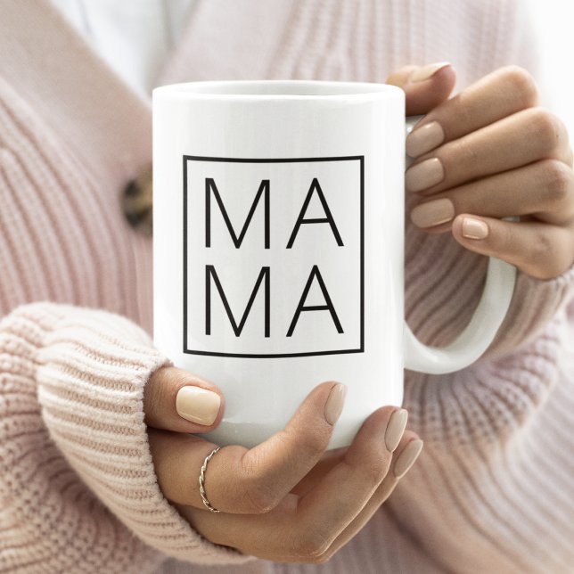 Mama | Modern Mum Mother's Day Stylish Minimalist Coffee Mug (Creator Uploaded)