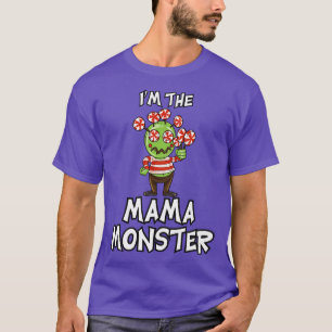 Mama Monster Halloween Matching Family Costume T-Shirt