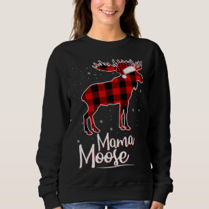 Mama Moose Matching Family Christmas Plaid Pajama Sweatshirt