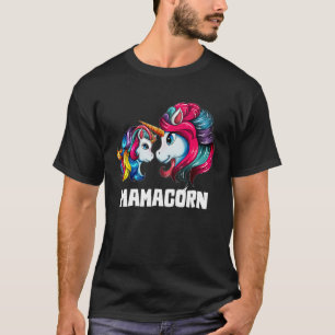Mama Mother Unicorn Unicorn Dancing Kids Girls Mam T-Shirt