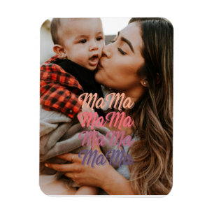 Mama Mother's Day Personalised Photo Magnet