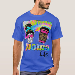 Mama mum coffee mother kids son daughter moms caf T-Shirt