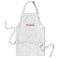 Mama mum in Spanish hot pink fuchsia minimalist
