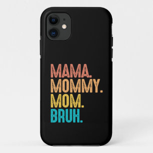 Mama Mummy Mum Bruh Mothers Day Vintage Funny Case-Mate iPhone Case