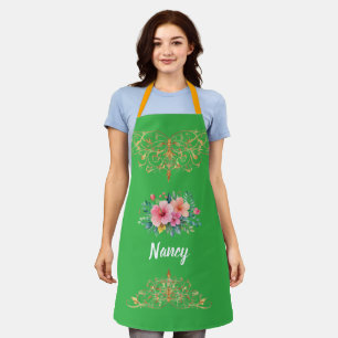 Mama — My First Home   Mother & Daughter Floral Tr Apron