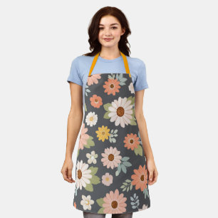 Mama — My First Home   Mother & Daughter Floral Tr Apron