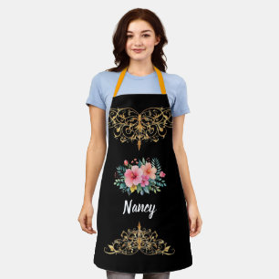 Mama — My First Home   Mother & Daughter Floral Tr Apron
