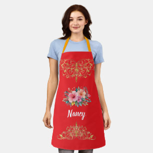 Mama — My First Home   Mother & Daughter Floral Tr Apron