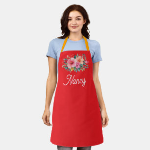 Mama — My First Home   Mother & Daughter Floral Tr Apron
