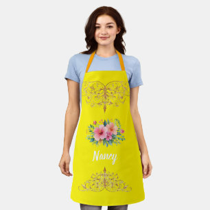 Mama — My First Home   Mother & Daughter Floral Tr Apron