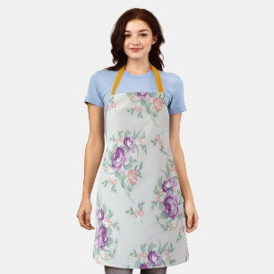 Mama — My First Home   Mother & Daughter Floral Tr Apron