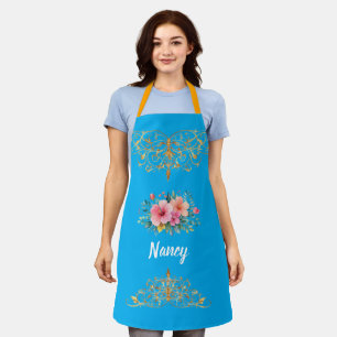 Mama — My First Home   Mother & Daughter Floral Tr Apron