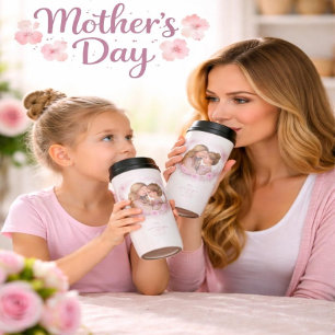 Mama — My First Home   Mother & Daughter Floral Tr Thermal Tumbler