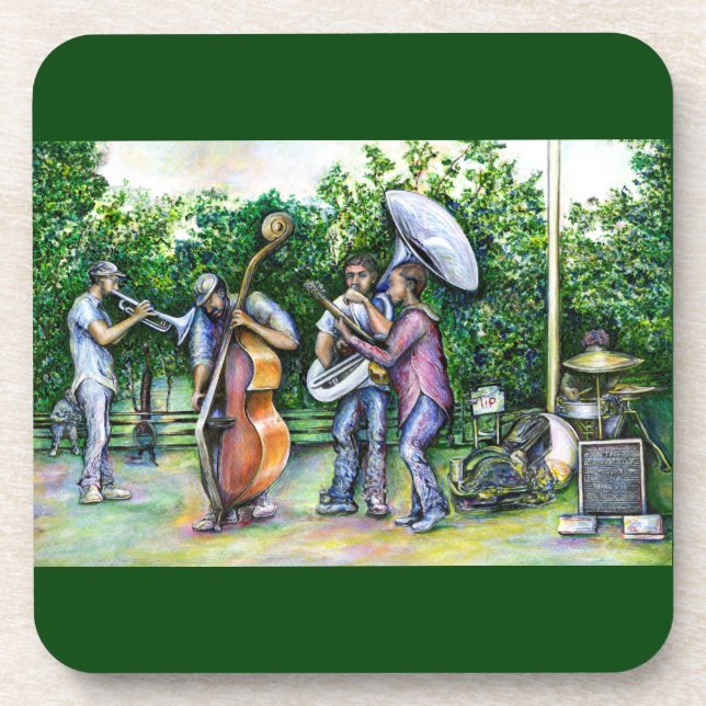 Mama Never Warned Me about Tuba Players Coaster (Front)