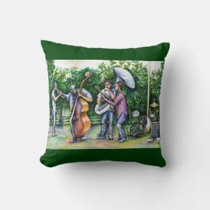 Mama Never Warned Me about Tuba Players Cushion