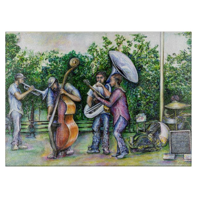 Mama Never Warned Me about Tuba Players Cutting Board (Front)