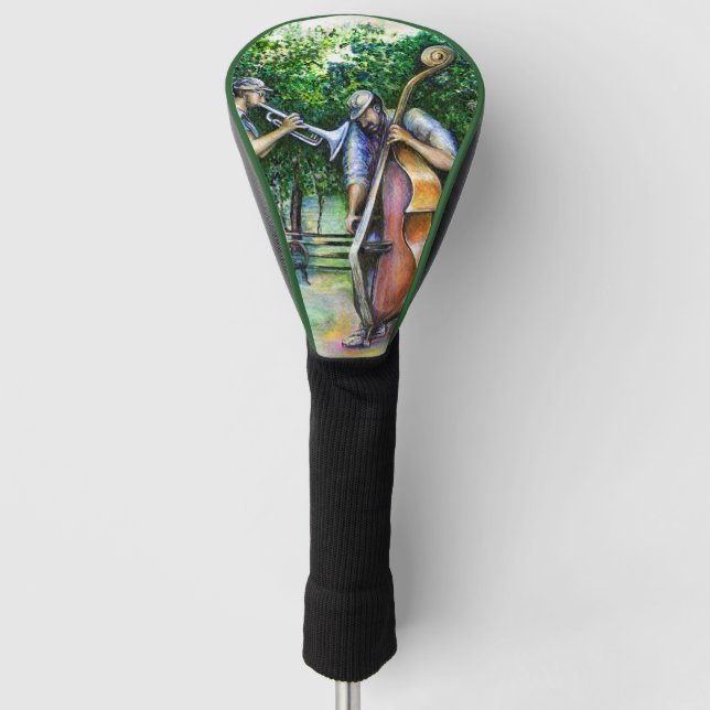 Mama Never Warned Me About Tuba Players Golf Head Cover (Front)