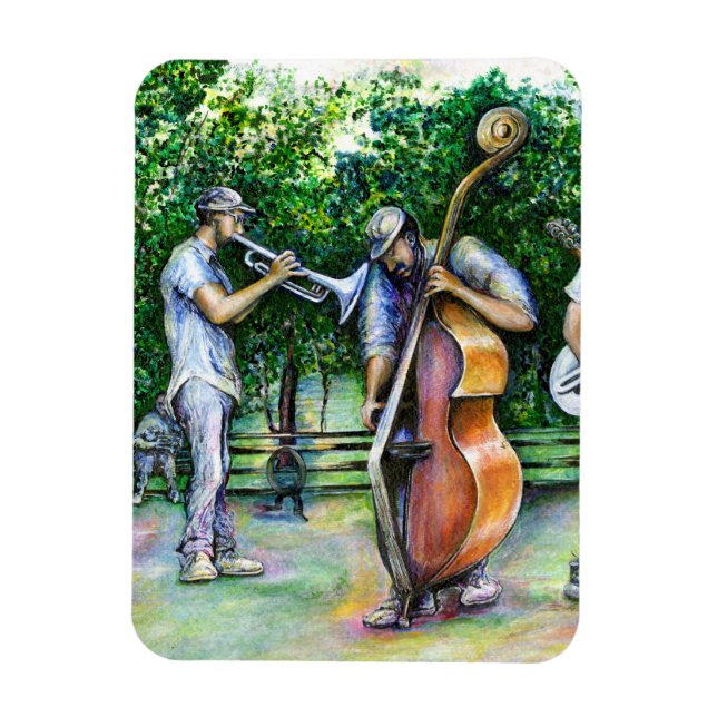 Mama Never Warned Me about Tuba Players Magnet (Vertical)