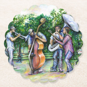 Mama Never Warned Me about Tuba Players Paper Coaster