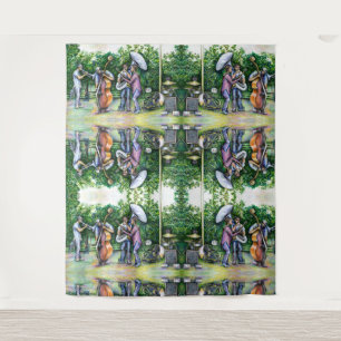 Mama Never Warned Me about Tuba Players Tapestry