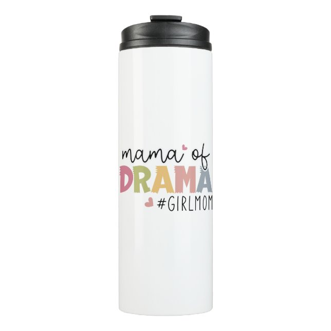Mama of Drama Thermal Tumbler (Front)